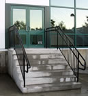 ADA Concrete Stairs with Railings