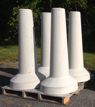 Round Precast Concrete Piers & Deck Footings